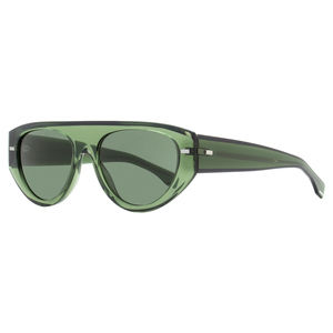 Boss Flat Top Sunglasses 1443S 1EDQT Transparent Green 56mm
